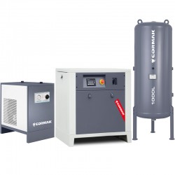 Compressore a vite LUFT 1000 con essiccatore e serbatoio | CORMAK