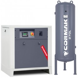 Compressore a vite CORMAK LUFT 700 con serbatoio 270L | CORMAK