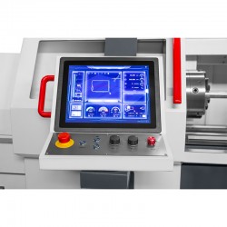 Tornio CORMAK EASY 500x2000 NC con controllo NC e schermo touch | CORMAK