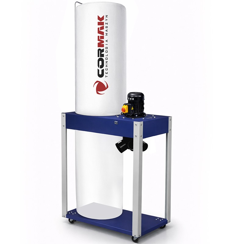 Aspiratore per trucioli CORMAK FM340 230V con tubo antistatico 3 m | CORMAK