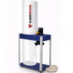Aspiratore per trucioli CORMAK FM340 400V con tubo antistatico 3 m | CORMAK