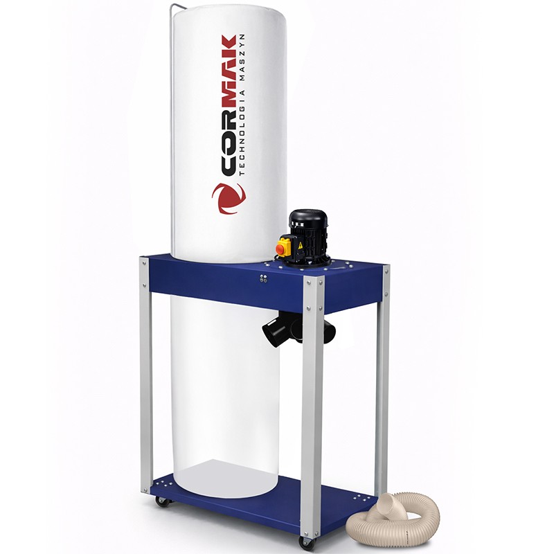 Aspiratore per trucioli CORMAK FM340 400V con tubo antistatico 3 m | CORMAK