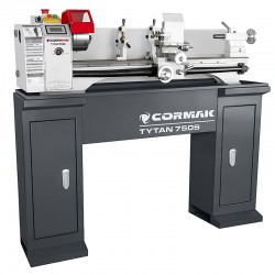 Tornio universale convenzionale CORMAK TYTAN 220x750S VARIO 230V con base | CORMAK