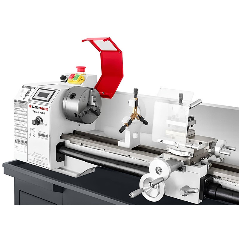 Tornio universale convenzionale CORMAK TYTAN 220x750S VARIO 230V con base | CORMAK