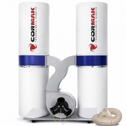 Aspiratore industriale CORMAK FM300S con tubo antistatico 3 m | CORMAK