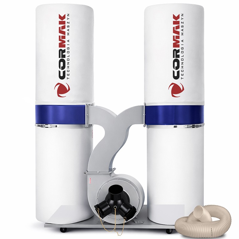 Aspiratore industriale CORMAK FM300S con tubo antistatico 3 m | CORMAK