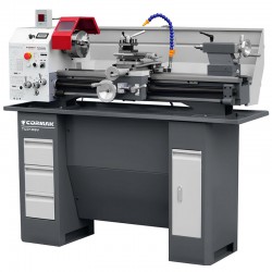 Tornio universale CORMAK 310x900 230V VARIO con DRO e basamento | CORMAK