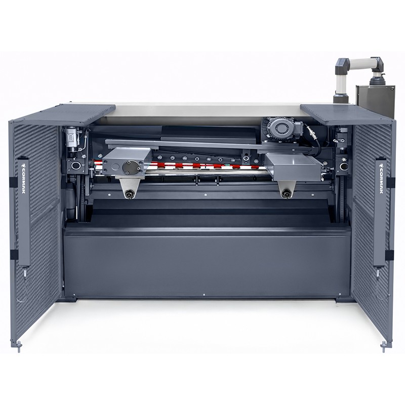 Cesoia a ghigliottina meccanica CORMAK 4x1300 NC per lamiera | CORMAK
