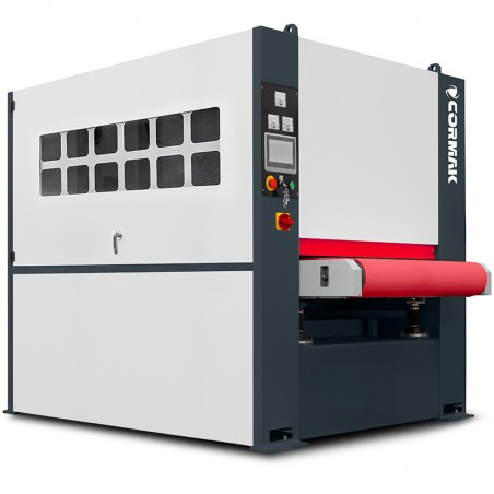 Sbavatrice e arrotondatrice bordi a nastro largo per metallo CORMAK SG1000SD | CORMAK