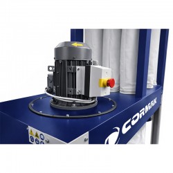 Estrattore industriale di polveri e trucioli CORMAK DCV4500E | CORMAK
