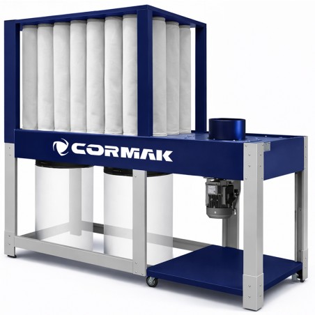 Aspiratore industriale CORMAK DCV5200E+ con sistema automatico | CORMAK