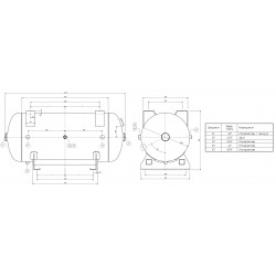Compressore CORMAK LUFT 400 150L 230V 3.0kW | CORMAK