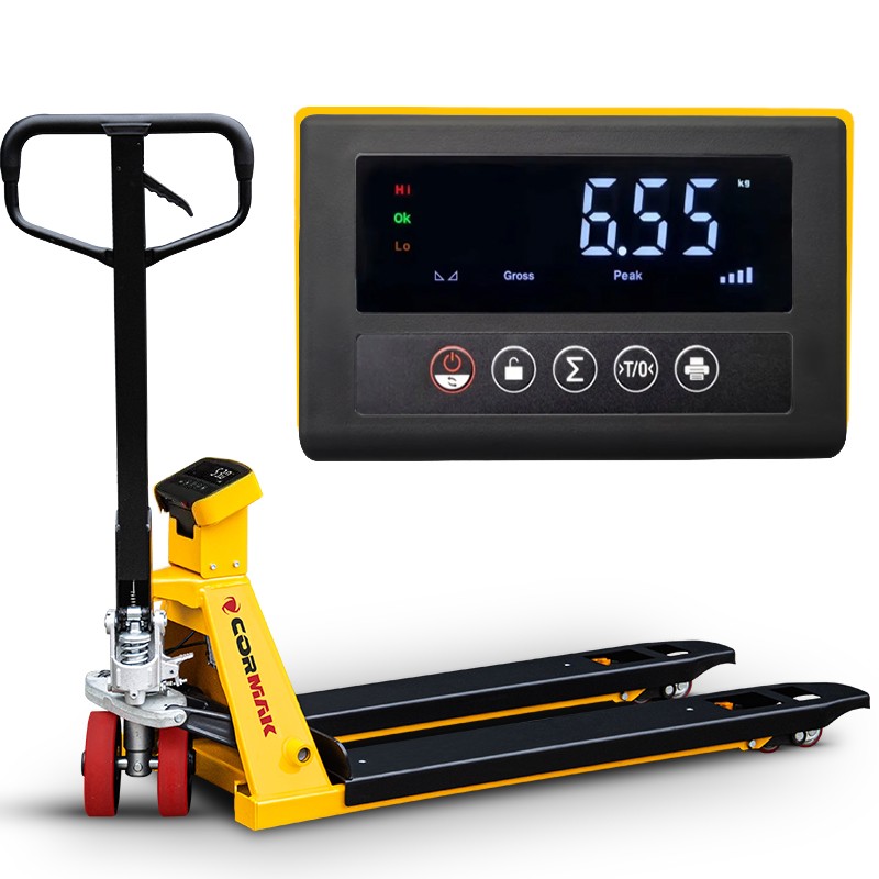 Transpallet con bilancia elettronica piattaforma CORMAK SP2500 SUPER 2,5T