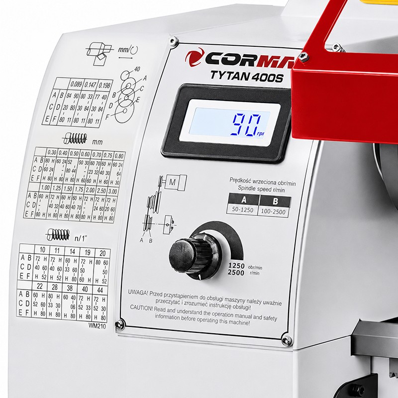 Tornio CORMAK TYTAN 210x400 VARIO + basamento | Produttore CORMAK