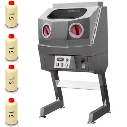 Lavapezzi a cabina in pressione in acciaio inox CORMAK MP180 + 20L di liquido di lavoro | Produttore CORMAK