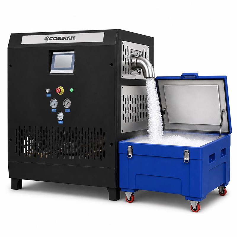 Macchina per la produzione di ghiaccio secco CORMAK MPS40 | CORMAK