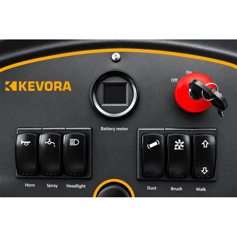 Spazzatrice elettrica semovente con sedile | CORMAK