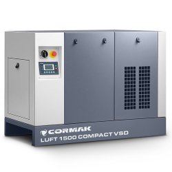 Compressore a vite con essiccatore e inverter CORMAK LUFT 1500 COMPACT 1580L/min 11kW