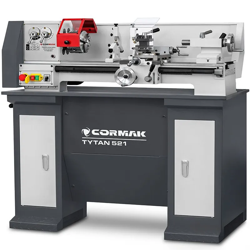 Tornio universale convenzionale CORMAK TYTAN 210x520 230V + set utensili