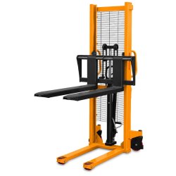 Impilatore manuale per pallet CORMAK WRHS 2016 con forche regolabili (portata 2.000kg, sollevamento 1.600mm)