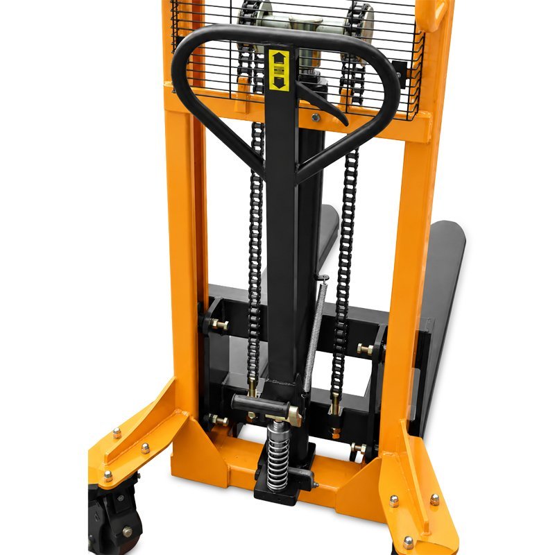 Impilatore manuale per pallet CORMAK WRHS 2016 con forche regolabili (portata 2.000kg, sollevamento 1.600mm)