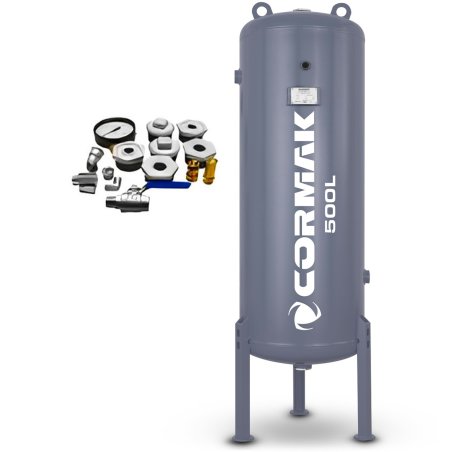 Serbatoio in pressione 11 BAR 500 L + attrezzature