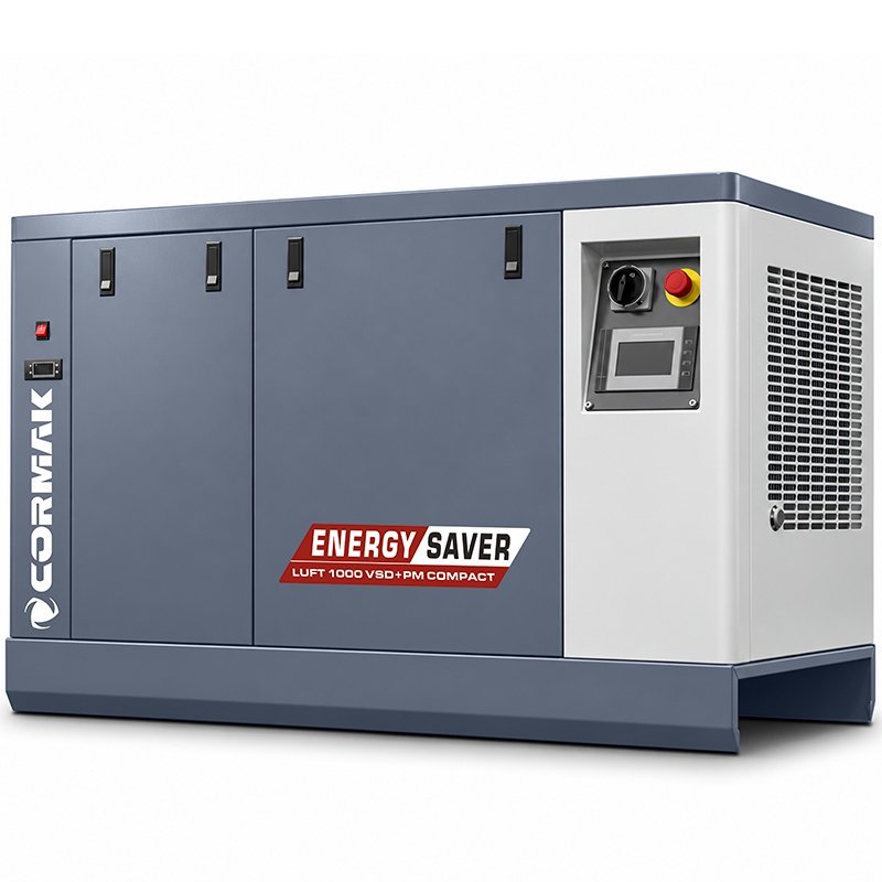 Compressore a vite LUFT1000 VSD+PM 7,5kW 950L/min | CORMAK