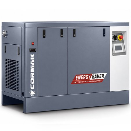 Compressore a vite LUFT1000 VSD+PM 7,5kW 950L/min | CORMAK