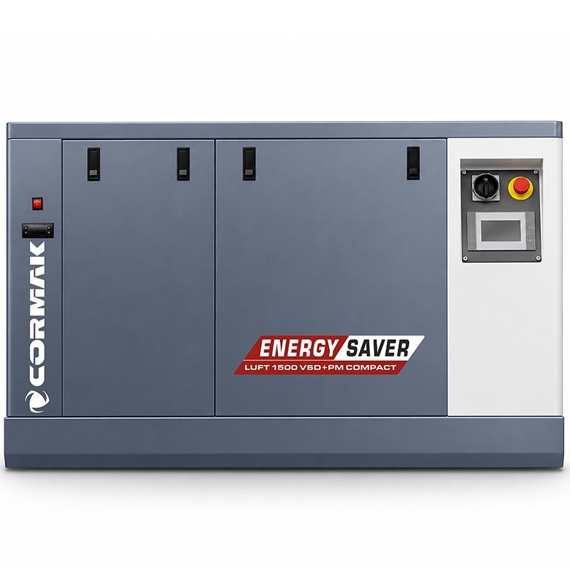 Compressore a vite con essiccatore CORMAK LUFT 1500 VSD+PM COMPACT 1650L/min 11kW