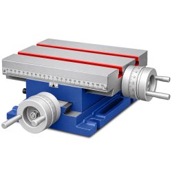 Tavola a croce CORMAK KP202 225x175mm per trapani e fresatrici | CORMAK