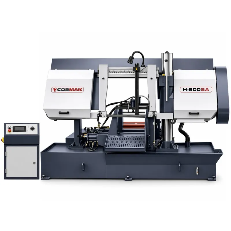 Segatrice a nastro automatica a doppia colonna per metallo CORMAK H600SA