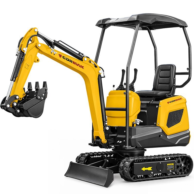 Miniescavatore cingolato CORMAK KL10 1.000kg per lavori di movimento terra