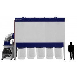 Estrattore industriale CORMAK DCV52200 Vibra Motor PREMIUM 52 200 m³/h 140HP | CORMAK