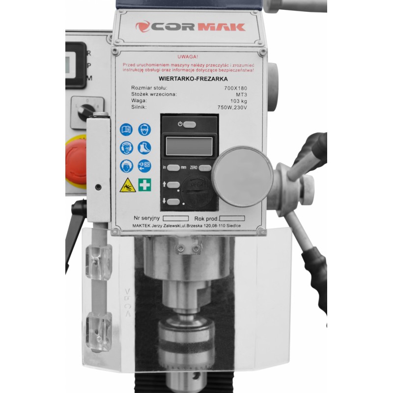 Fresatrice e Trapano HK25L VARIO con Avanzamento | CORMAK