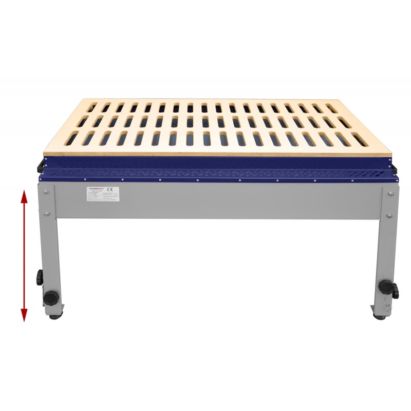Banco aspirante CORMAK DT1500W per levigatura del legno | Postazione professionale con filtrazione
