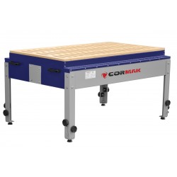 Banco aspirante CORMAK DT1500W per levigatura del legno | Postazione professionale con filtrazione