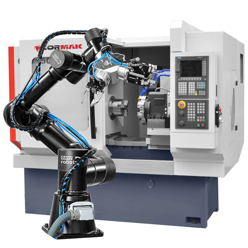 CORMAK- Tokarka CK7150LT6 Napędzane narzędzia + robot