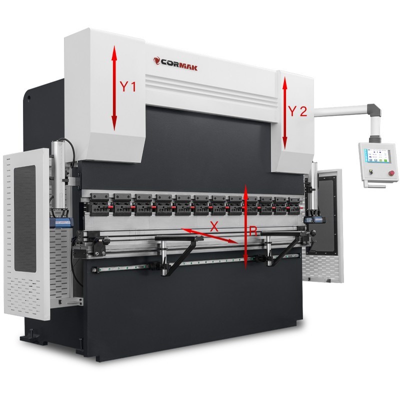 Gli assi della pressa piegatrice CNC: come funzionano e quali sono le loro funzioni?