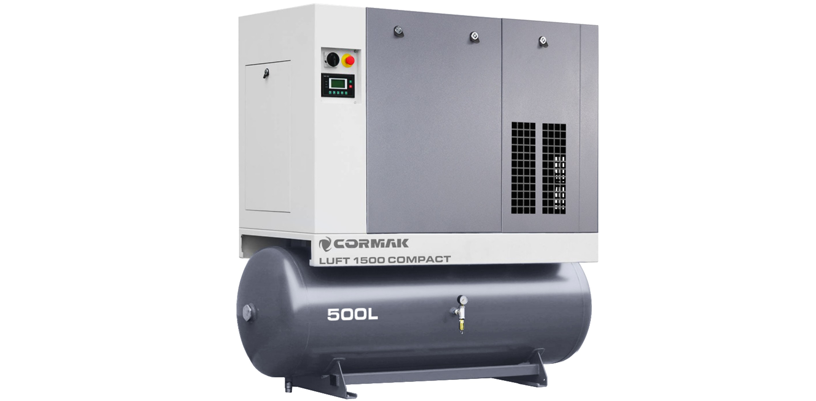 Compressori a vite su serbatoio orizzontale